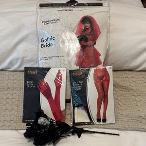 Underwraps Gothic Bride Costume Beetlejuice